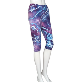 Women's Medium Tie-dye Capri Leggings