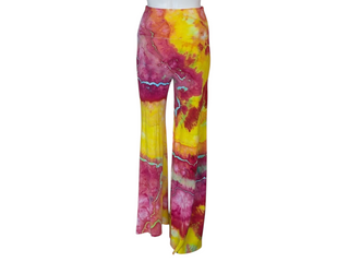 Women's Small Tie-dye Wide Leg Palazzo Pants