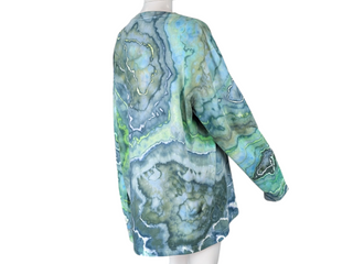 Men's XL Tie-dye Long-sleeved T-Shirt