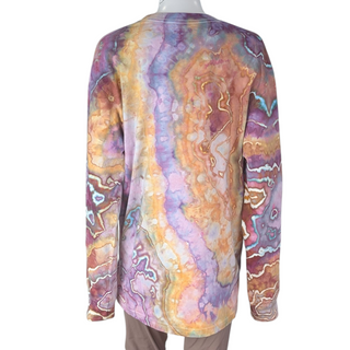 Men's Large Tie-dye Long Sleeve T-Shirt