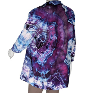Women's Small Upcycled Tie-dye Blazer