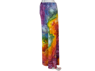 Women's Large Tie-dye Wide Leg Palazzo Pants