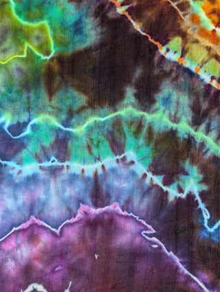 Men's XXL Tie-dye Button-up Shirt