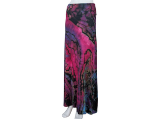 Women's Large Reverse Tie-dye Maxi Skirt