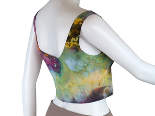 Women's Large Tie-dye Cropped Tank Top