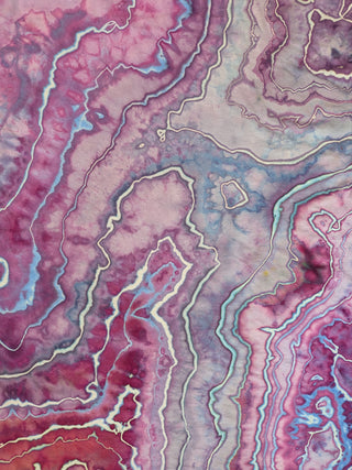 Men's 2XL Geode Tie-dye T-Shirt