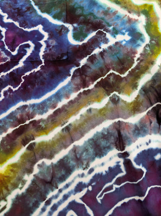 Women's XL Tie-dye Rayon Cropped Jumpsuit