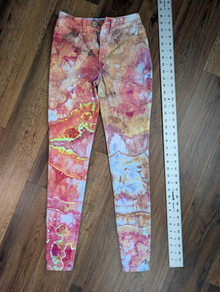 Youth/Juniors size 0 Tie-dye High Rise Jeggings