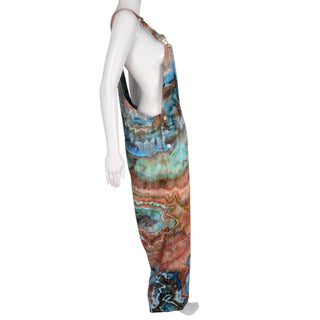 Women's Large Tie-dye Overalls