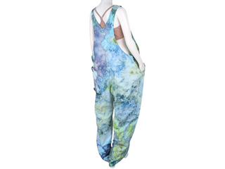 Women's 2XL Tie-dye Overalls