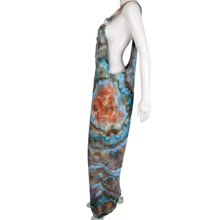 Women's Large Tie-dye Overalls