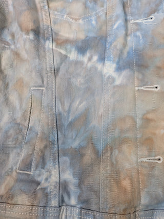 Women's XS Tie-dye Jean Jacket