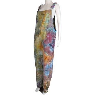 Women's XL Tie-dye Overalls