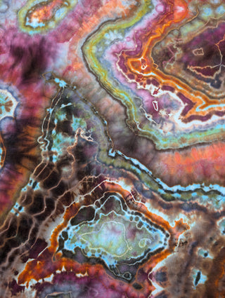 Men's 2XL Tie-dye Long-sleeved Tee