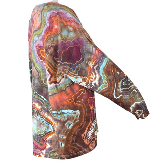 Men's 2XL Tie-dye Long-sleeved Tee