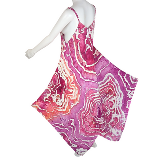 Women's XXL Tie-dye Maxi Dress