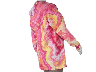 Men's Medium Tie-dye Long-sleeved T-Shirt