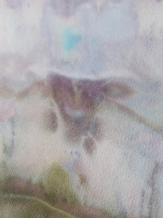 Men's Medium Tie-dye Zip-up Hoodie