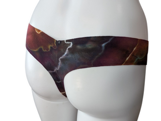 Women's Medium Tie-dye Thong Underwear