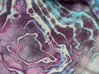 Men's XL Tie-dye Zip-Up Hoodie