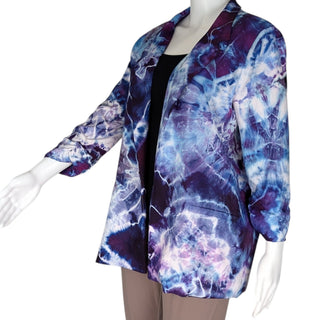 Women's Small Upcycled Tie-dye Blazer