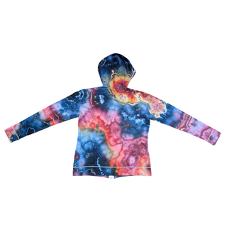 Women's Medium Tie-dye Lightweight Zip-up Hoodie