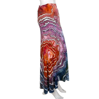 Women's Small Tie-dye Maxi Skirt