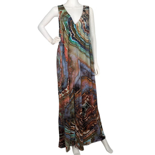 Women's XXL Tie-dye Flowy Jumpsuit