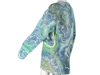 Men's XL Tie-dye Long-sleeved T-Shirt
