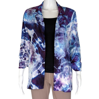 Women's Small Upcycled Tie-dye Blazer