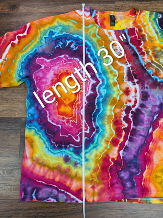 Men's 3XL Tie-dye Long Sleeved Lightweight T-Shirt