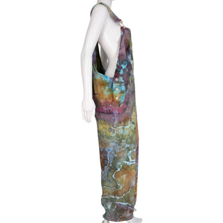 Women's XL Tie-dye Overalls