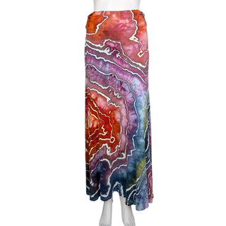 Women's Small Tie-dye Maxi Skirt