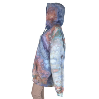 Men's 2XL Tie-dye Zip-up Hoodie