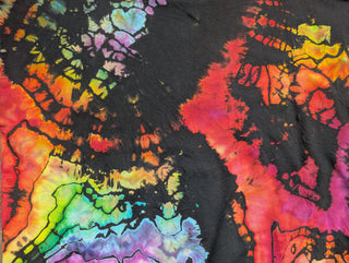 Women's XXL Reverse Tie-dye Pullover Buffalo Hoodie