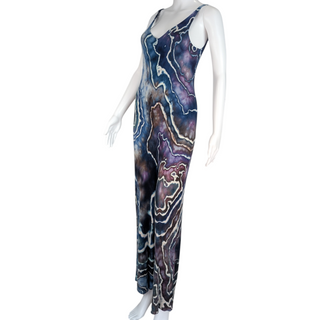 Women's Small Tie-dye Rayon Jumpsuit