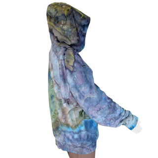 Men's Medium Tie-dye Zip-up Hoodie