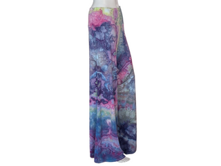 Women's XL Tie-dye Flowy Wide Leg Palazzo Pants