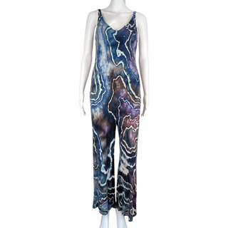 Women's Small Tie-dye Rayon Jumpsuit
