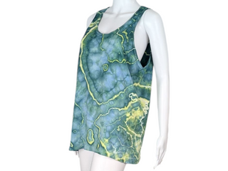 Men's Large Tie-dye Tank Top