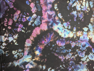 Men's 3XL Reverse Tie-dye Zip-up Hoodie