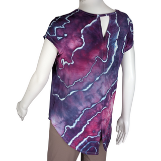 Women's Small Geode Tie-Dye Top