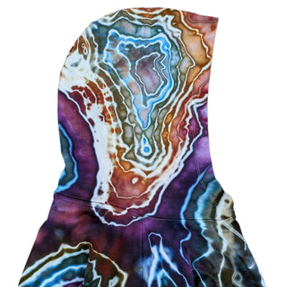 Women's XS Tie-dye Lightweight Pullover Hoodie