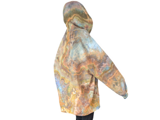 Men's 2XL Tie-dye Zip-up Hoodie