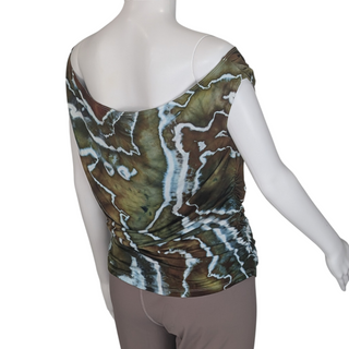 Women's XL Tie-dye Off the Shoulder Top