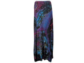 Women's Large Reverse Tie-dye Maxi Skirt