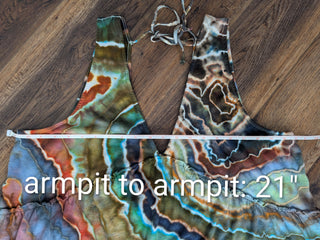 Women's XXL Tie-dye Flowy Jumpsuit
