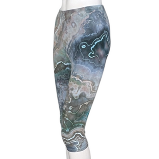 Women's Small Tie-dye Capri Leggings