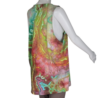 Men's XL Geode Tie-dye Tank Top