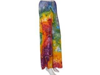 Women's Large Tie-dye Wide Leg Palazzo Pants